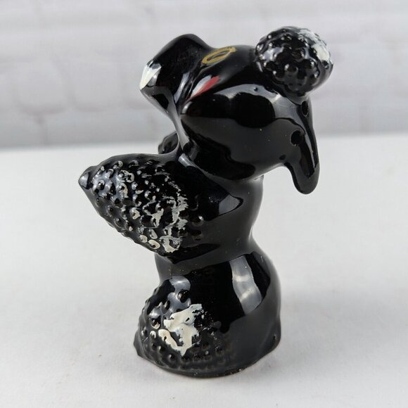 Vintage 50s/60s Black Poodle Ceramic Salt Shaker - Picture 6 of 9
